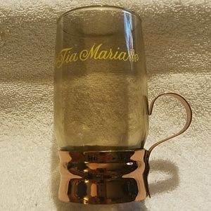 Tia Maria Copper Pedestal Glass